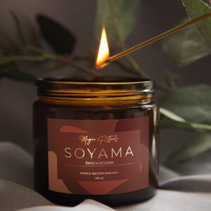 Palo Santo z paczulą – świeca sojowa
